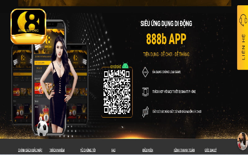 tải app 888B cho điện thoại chạy hệ điều hành IOS